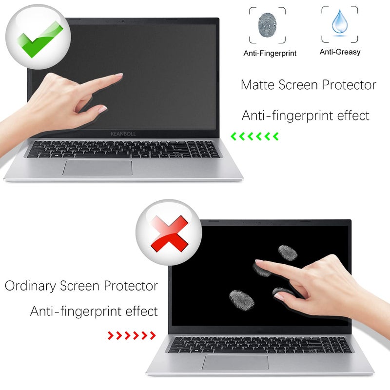 KEANBOLL 3 PCS HP Envy x360 2-in-1 15.6 Anti Glare Screen Protector for 15.6" HP Envy x360 2-In-1 Touchscreen Laptop (Model 15-ed*** Series),Eye Protection & Anti Fingerprint Filter-Matte - Image 5